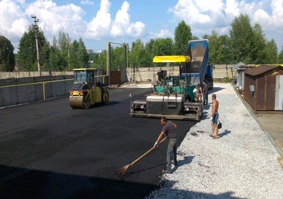 Устройство автодорог в Нахабино и Красногорском районе